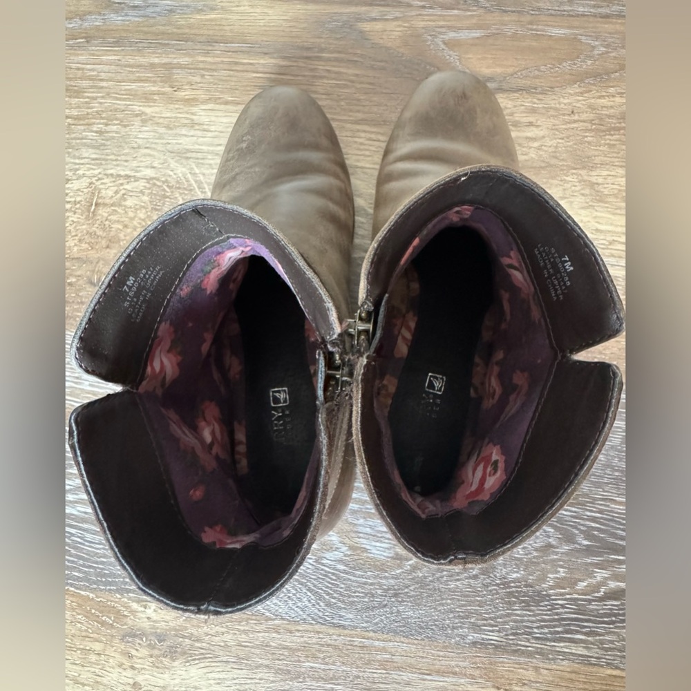 Sperry Leather Ankle Boots - Picture 6 of 8